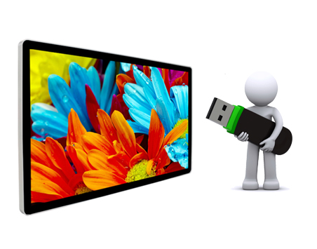 液晶廣告機(jī)不能識(shí)別移動(dòng)硬盤(pán)怎么辦？